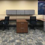 Kimball Cetra Dual Workstation with HON Ignition Task Chairs