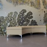 Curved Lounge Bench