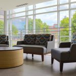 Lounge Chair w/ Arm Rest and Ottoman