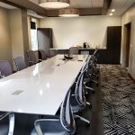 Kimball® Dock™ Conference Table and Kimball® Wish™ Conference Chair.