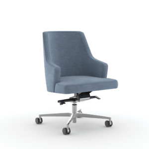 Nate & Natty™ Conference Chair with Arms and Swivel Base