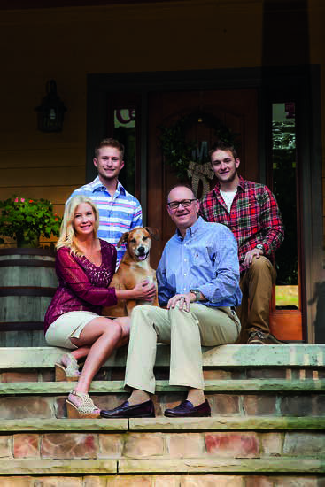 David McCormick, Lisa and their sons, Ryan and Corey