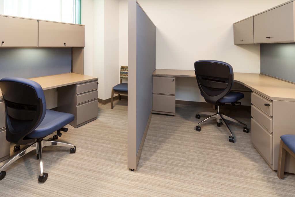 Organize your workspace with furniture by Kimball