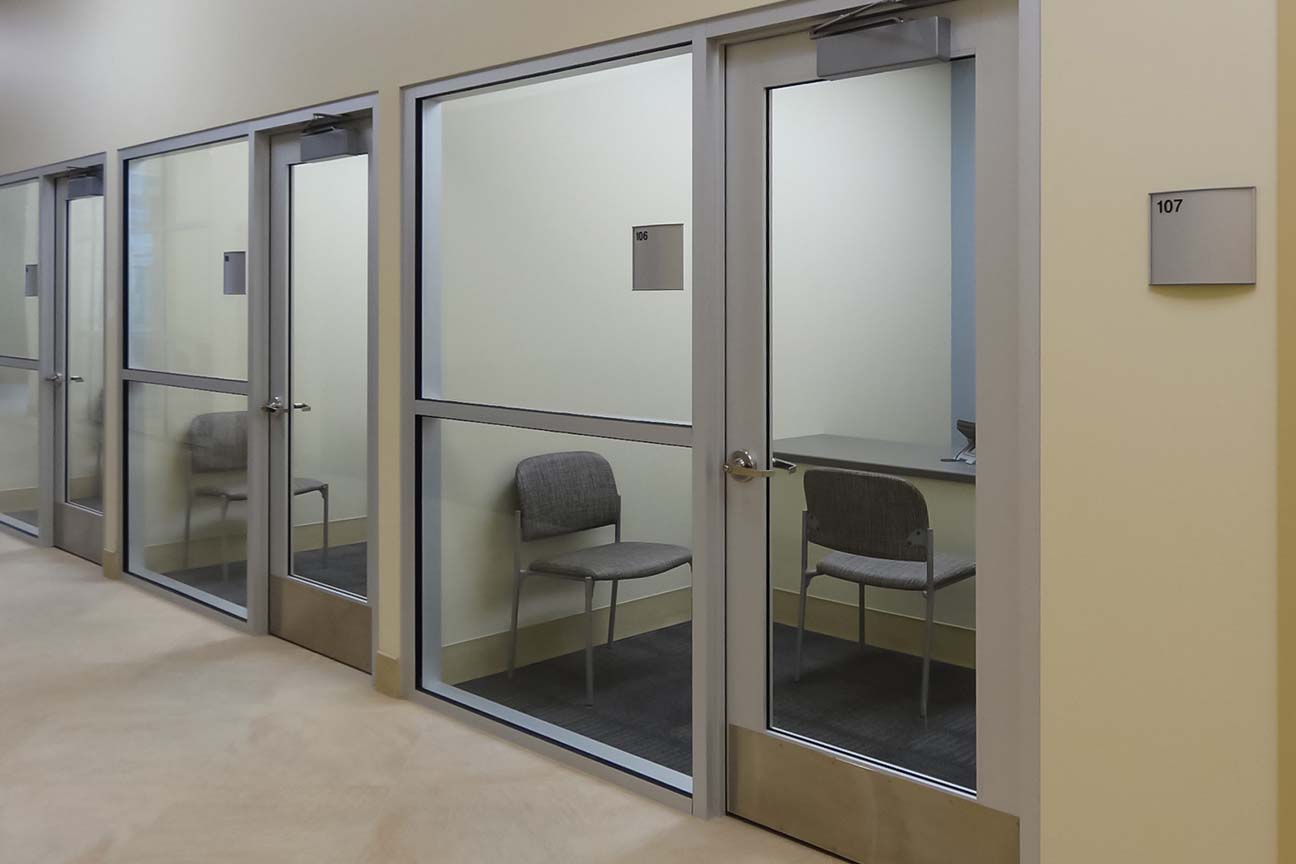 Semi-private offices at Boone Memorial Hospital