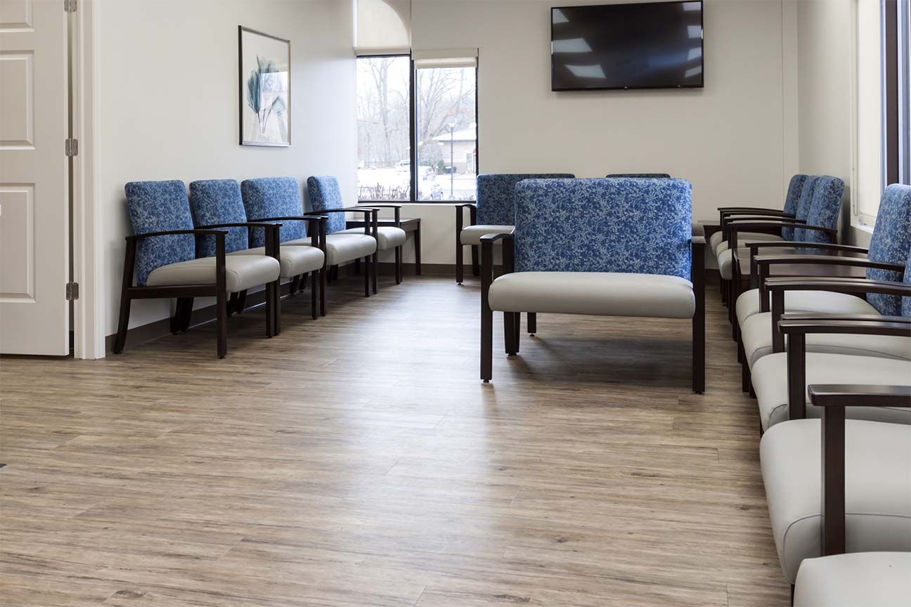 Primary Care Waiting Area- from the designers at Omega