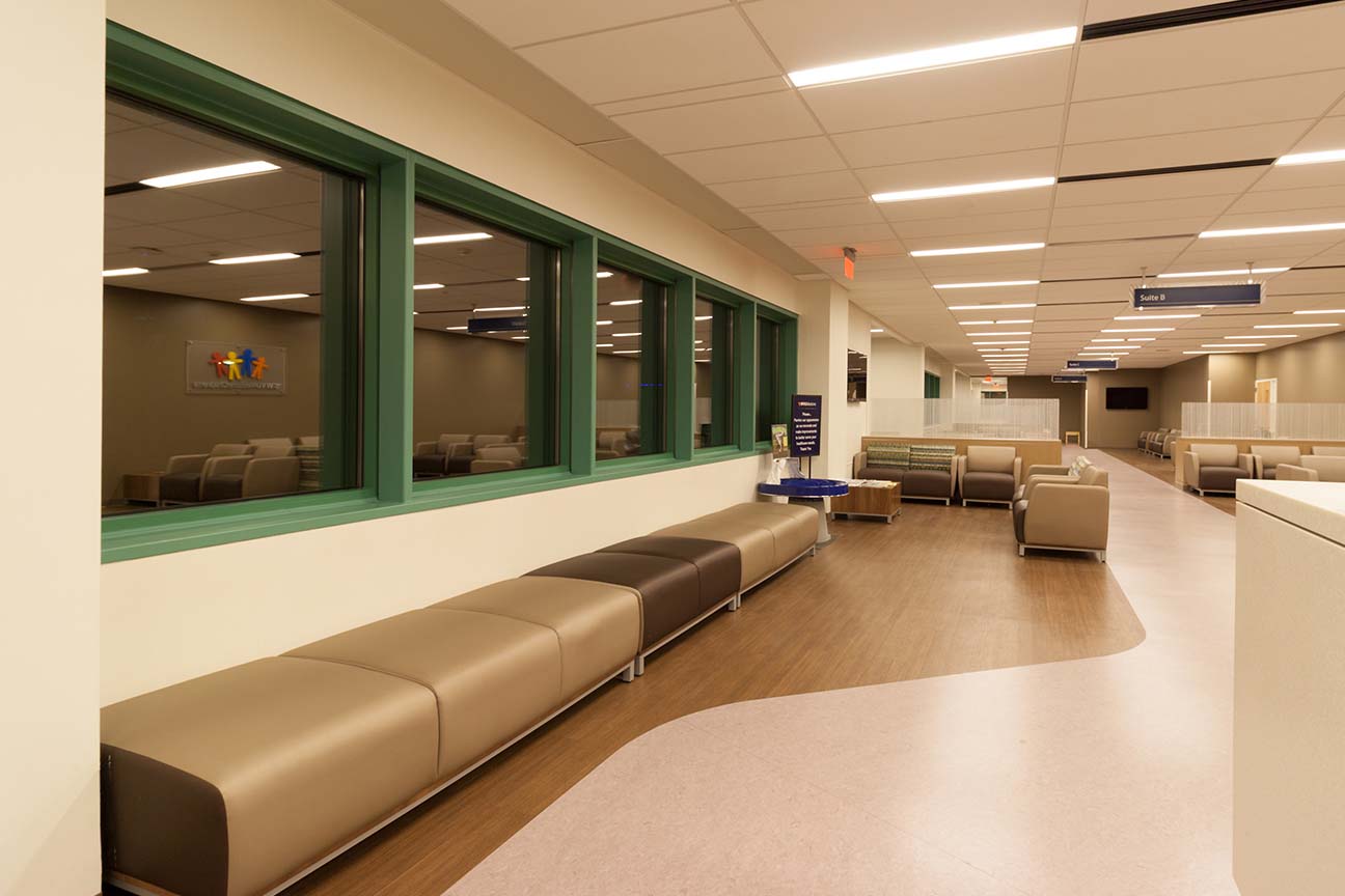 Physician Office Center Bench Seating
