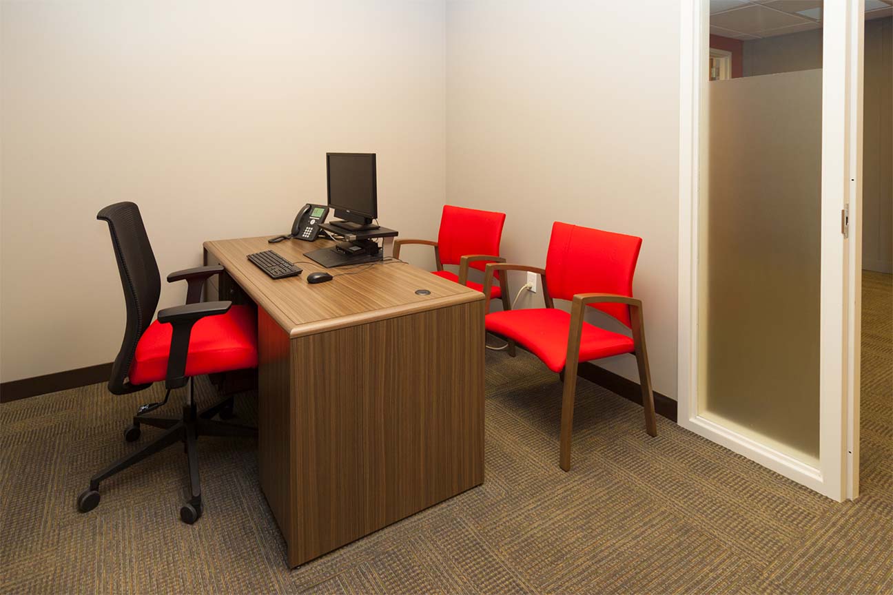 Bank Office Furniture- Designed by Omega Commercial Interior Designers