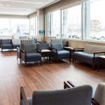 WVU Urgent Care- Primary Waiting Area- Designed by Omega Commercial Interiors