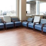 WVU Urgent Care- Primary Waiting Area- Designed by Omega Commercial Interiors