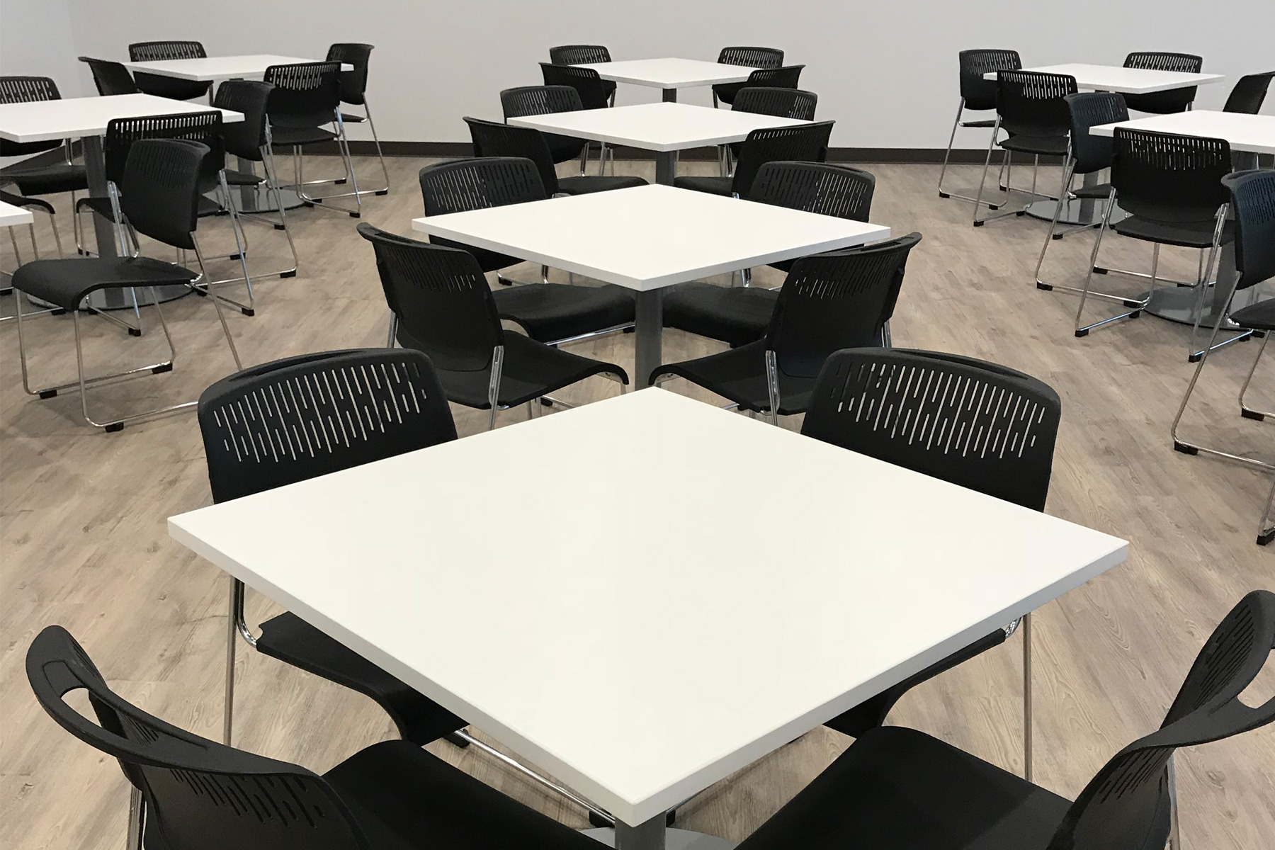 Kimball Dock Tables w/ Poly Chairs