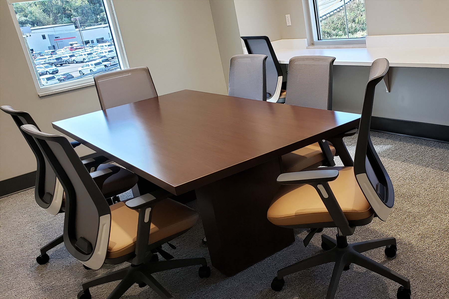 Kimball® Dock™ Conference Table with Joya™ Conference Chairs