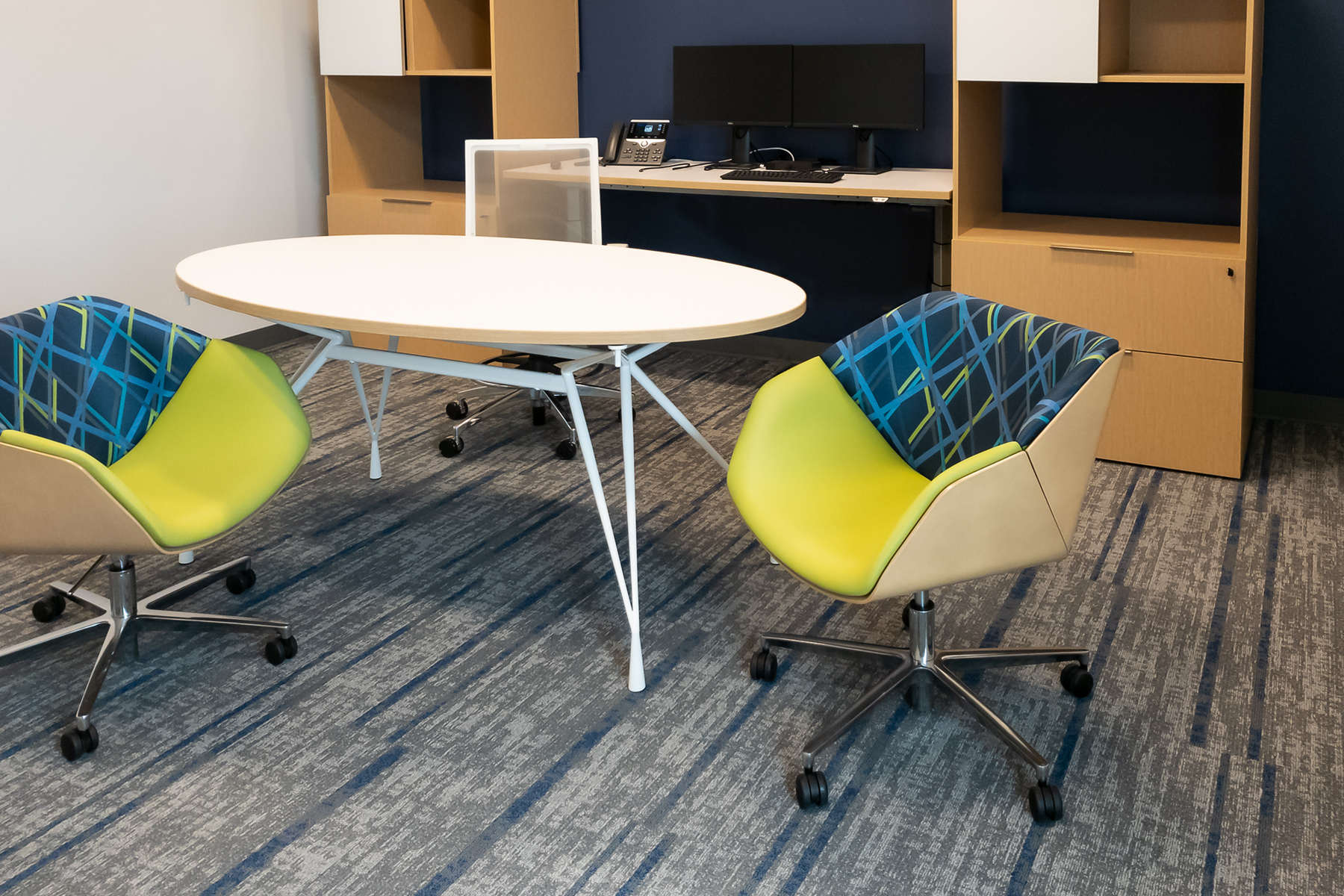 National® Delgado™ Side Chairs with Kimball® Office Furniture