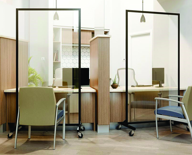 Acrylic Room Dividers made for the protection from spread of the coronavirus.